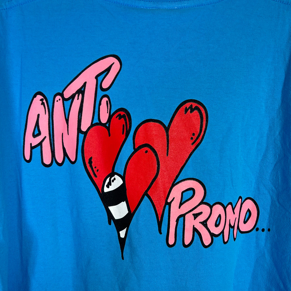 Anti Promo Matty Blue Heart Graphic T-Shirt