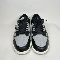 Amiri Black/Grey Skel Low Top Sneaker Size 46