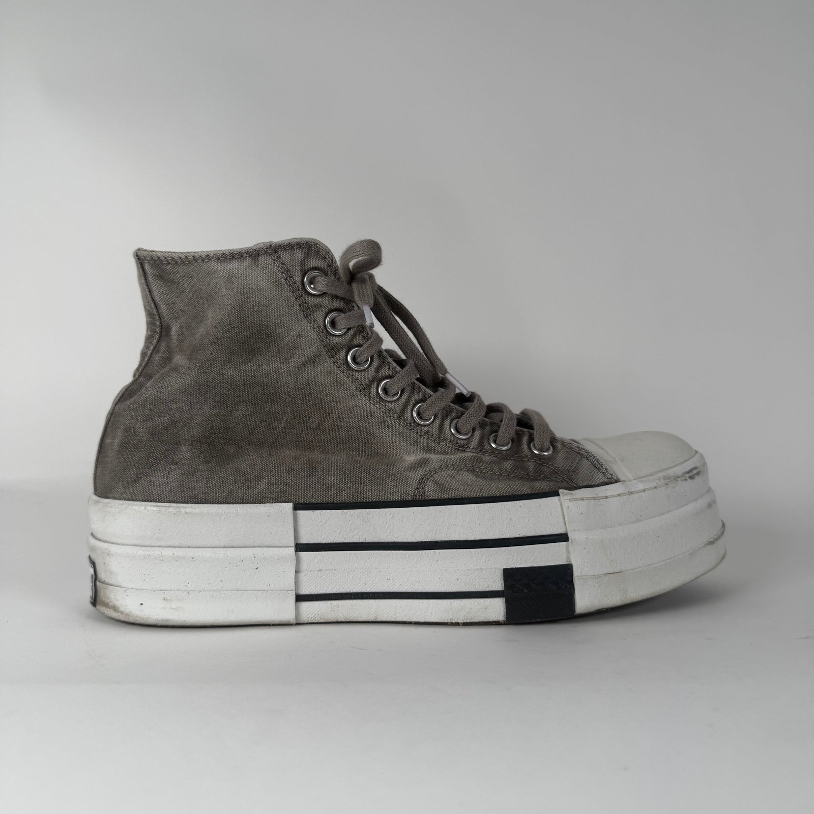 Rick Owens DRKSHDW x Converse DBL DRKSTAR Chuck Taylor Sneakers Size 11