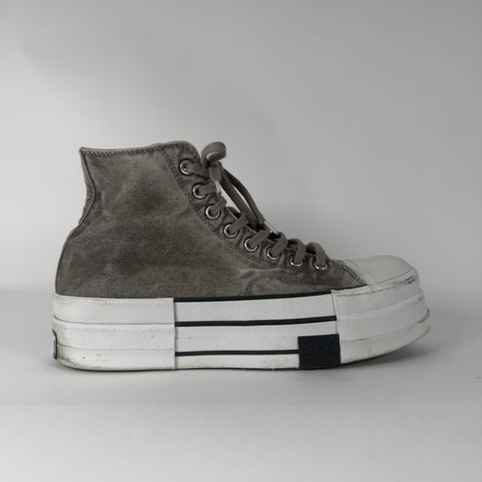 Rick Owens DRKSHDW x Converse DBL DRKSTAR Chuck Taylor Sneakers Size 11