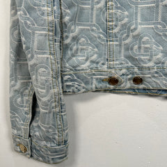 Casablanca Monogram Lightwash Denim Jacket Size S