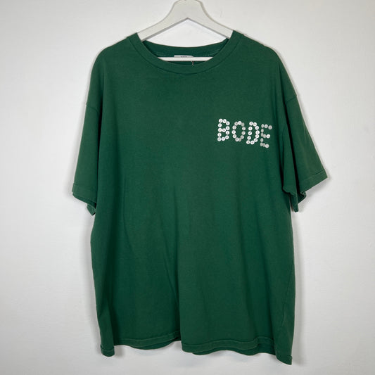 Bode Button Logo Green T-Shirt Size L