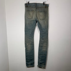 Saint Laurent Jeans Lightwash Distressed D02 Size 27