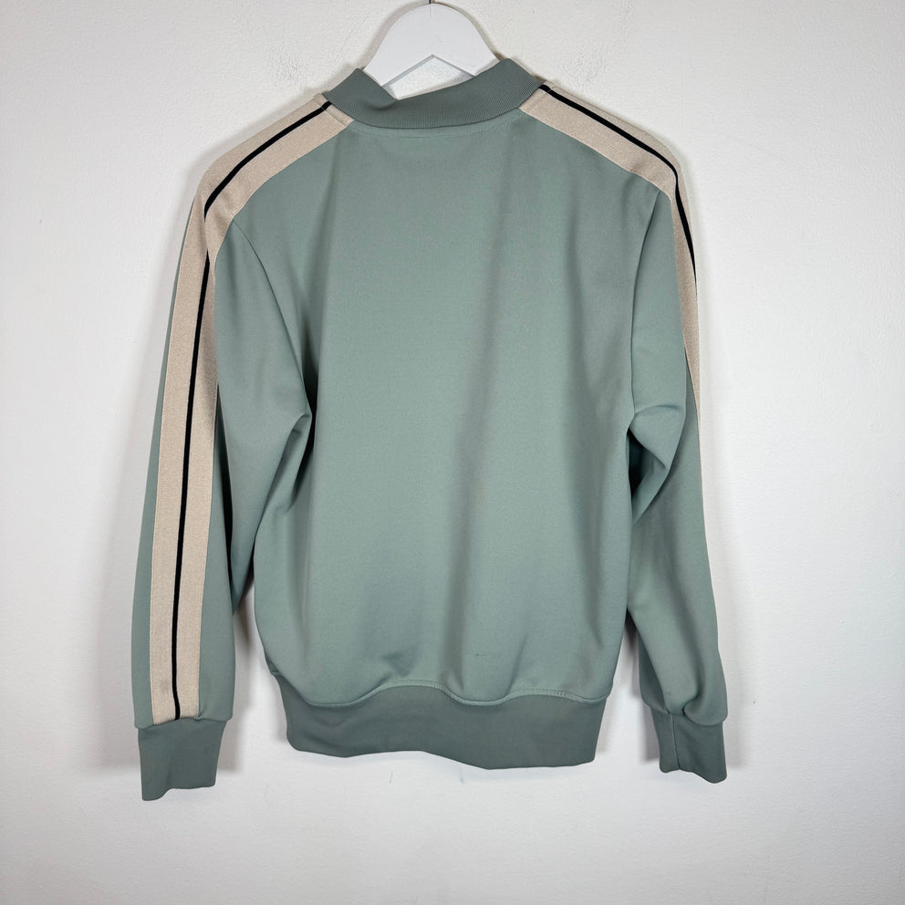Palm Angels Greyish Blue Track Bomber Jacket Size M