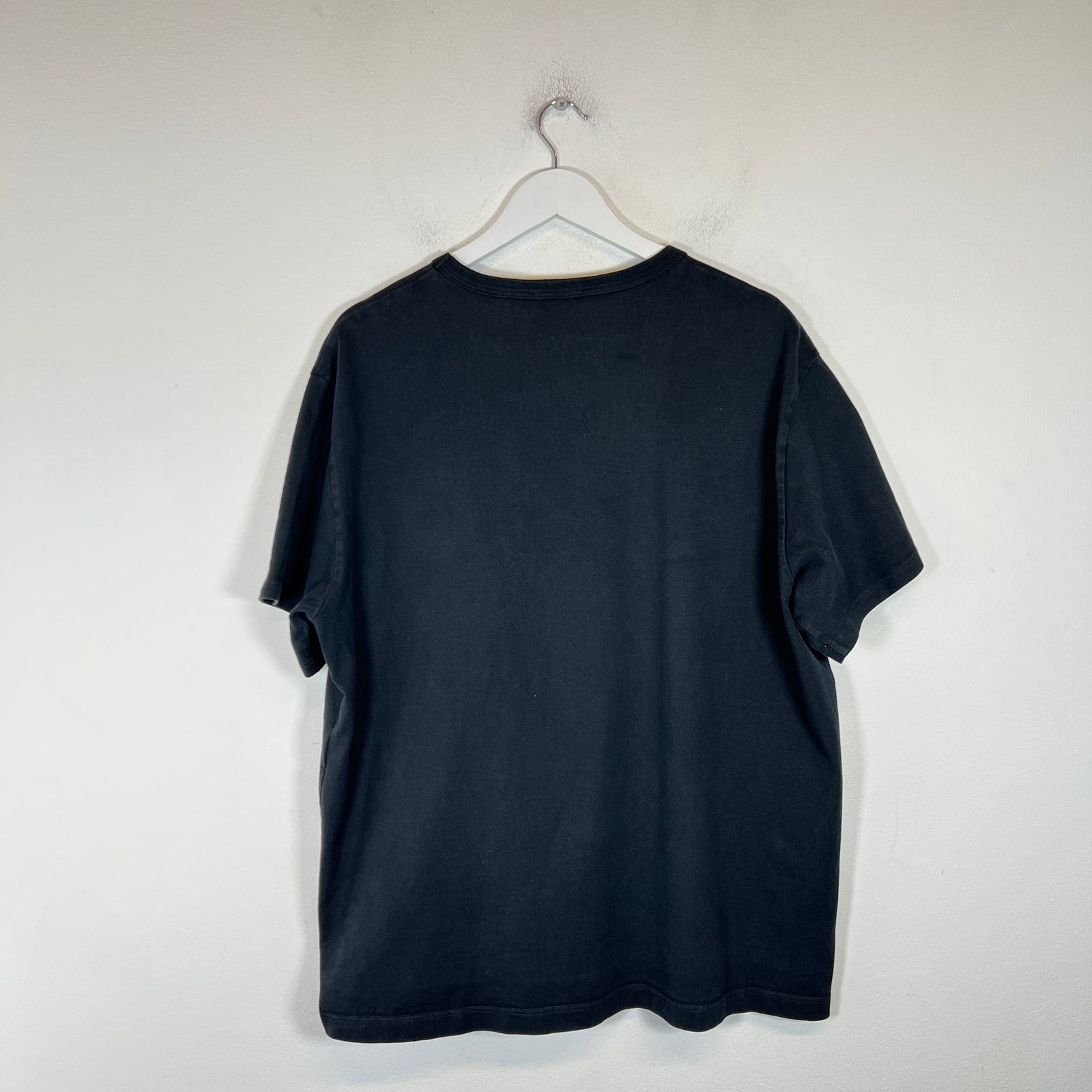 Alexander McQueen Black/White Skull Logo T-shirt Size XL