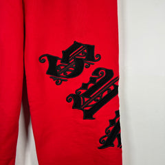 Supreme Red Old English Logo Sweatpants Size L