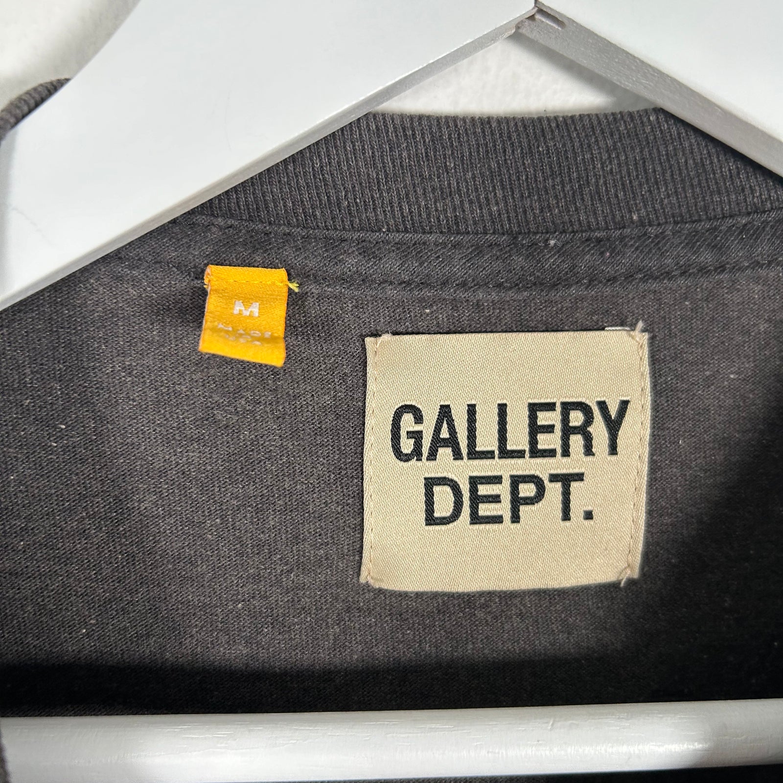 Gallery Dept. Grey Skull 'ATK' T-Shirt Size M