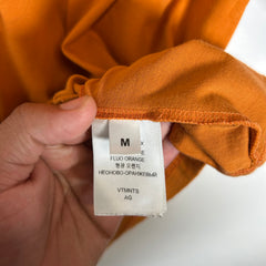 VTMNTS Orange 'Yes/No' T-Shirt Size M