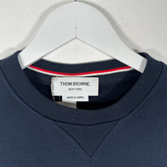 Thom Browne Navy 4 Bar Crewnneck Size 2