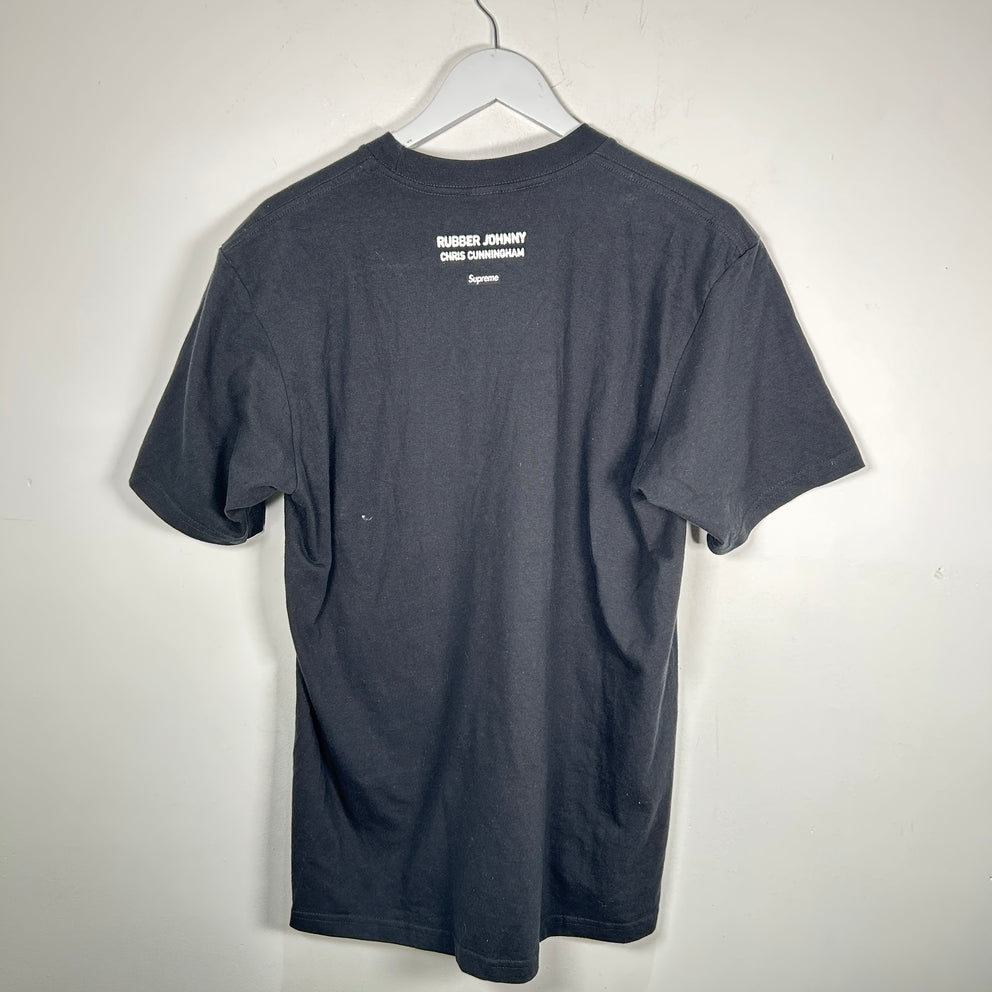 Supreme Black Chris Cunningham Rubber Johnny Tee Size M