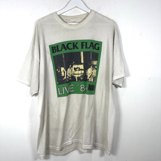 Vintage Black Flag 'Live 84' Graphic T-Shirt