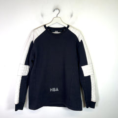 HBA Padded Stripe Sweater