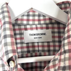 Thom Browne Plaid Button-Up Shirt