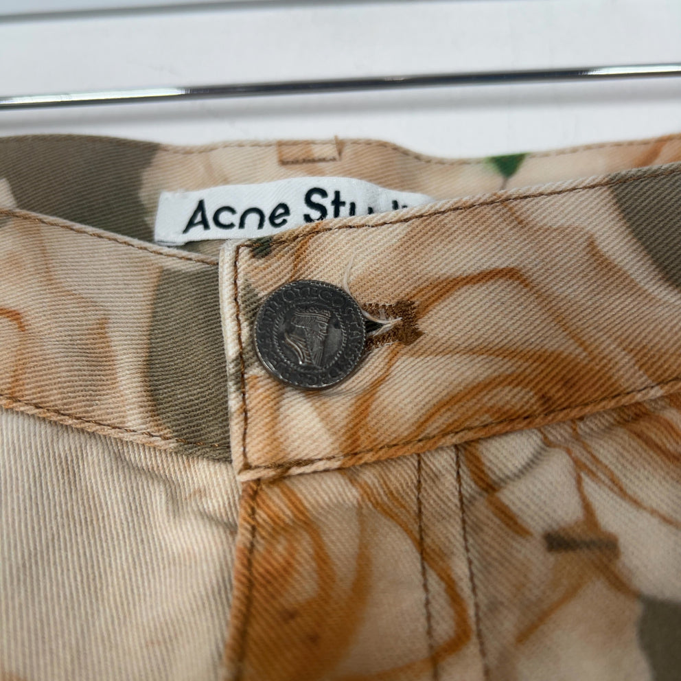 Acne Studios All Over Print Floral Pants