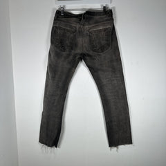 Rick Owens Detroit Grey Wash Jeans Size 30
