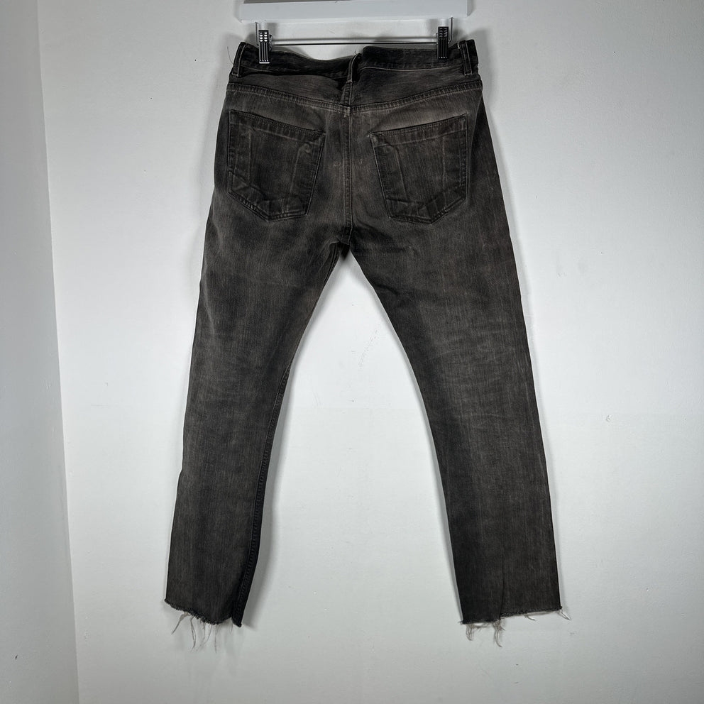 Rick Owens Detroit Grey Wash Jeans Size 30