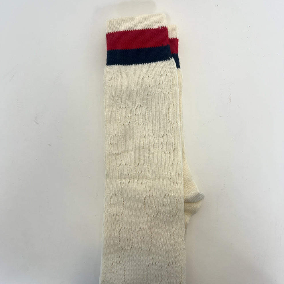 Gucci Striped Monogram Socks