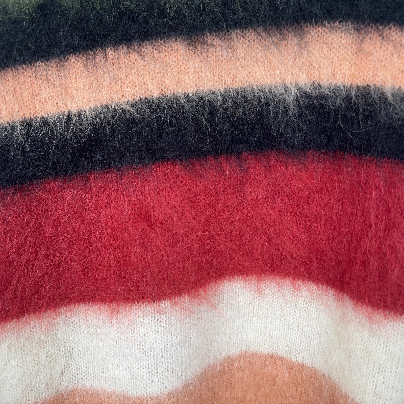Saint Laurent FW17 ‘Johnny Rotten’ Striped Mohair Knit Sweater