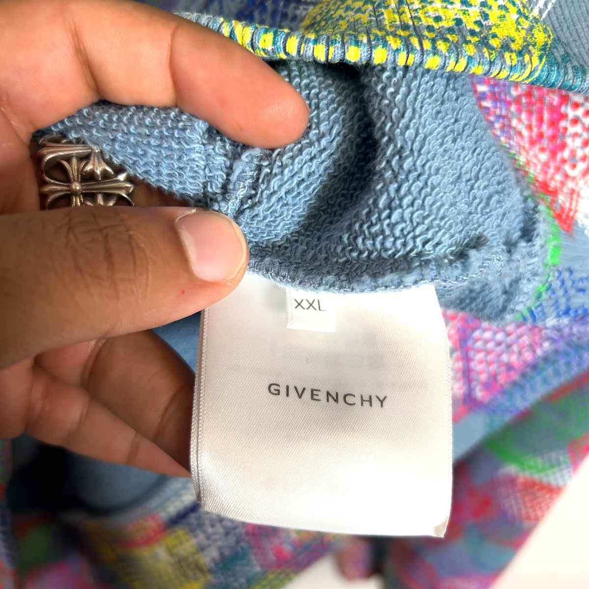 Givenchy x (B)Stroy Multicolor Honeycomb Logo Hoodie