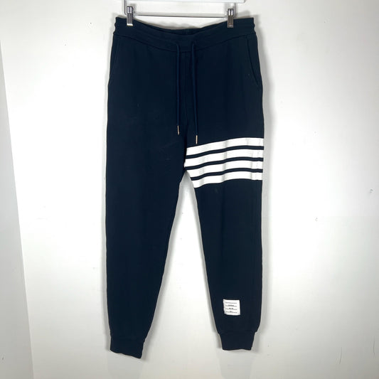 Thom Browne 4-Bar Navy Sweatpants