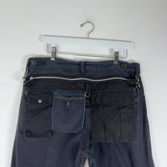 Undercover AW04 ‘But Beautiful’ Hybrid Denim Docking Cargo Pants