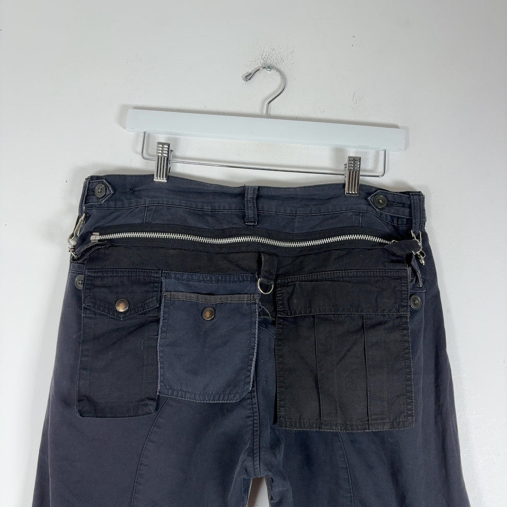 Undercover AW04 ‘But Beautiful’ Hybrid Denim Docking Cargo Pants