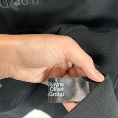 Anonymous Club Black Embroidered Logo Hoodie Size L