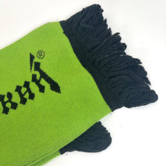 Gosha Rubchinskiy Neon Green Script Scarf