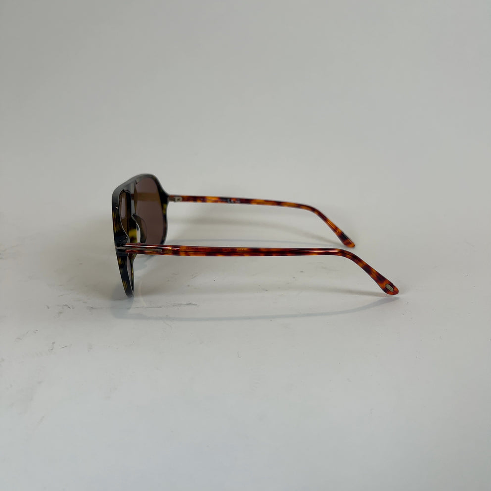 Tom Ford Tortoise Aviator Sunglasses