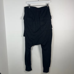 Rick Owens DRKSHDW Memphis Cut Cotton Drawstring Sweatpants