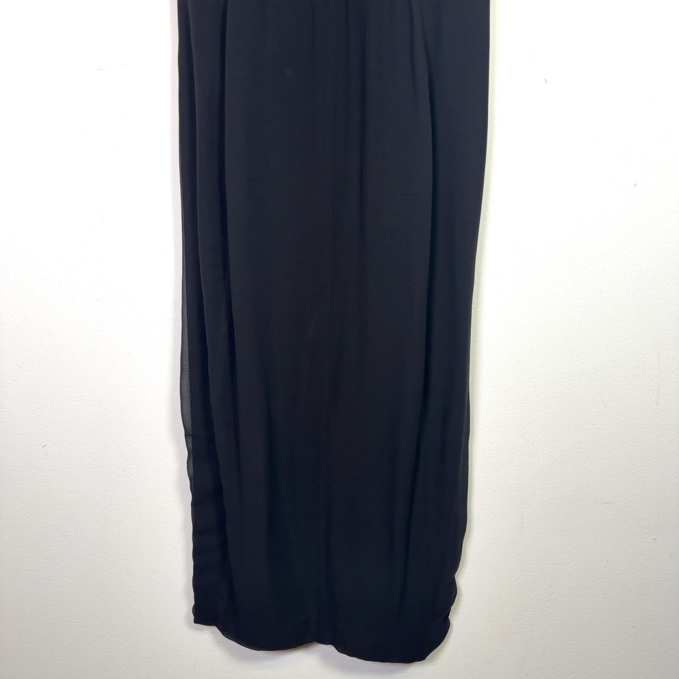 Rick Owens SS13 Sheer High-Neck Dress