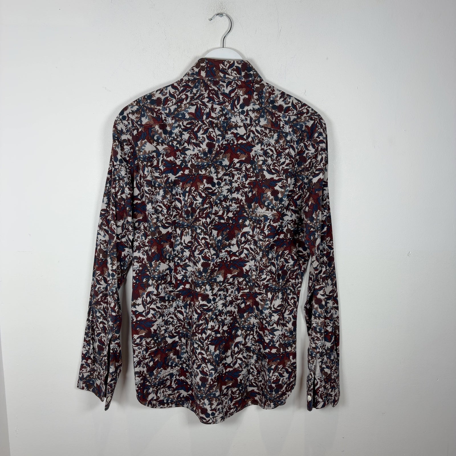Salvatore Ferragamo All-Over Floral Print Button-Up Shirt