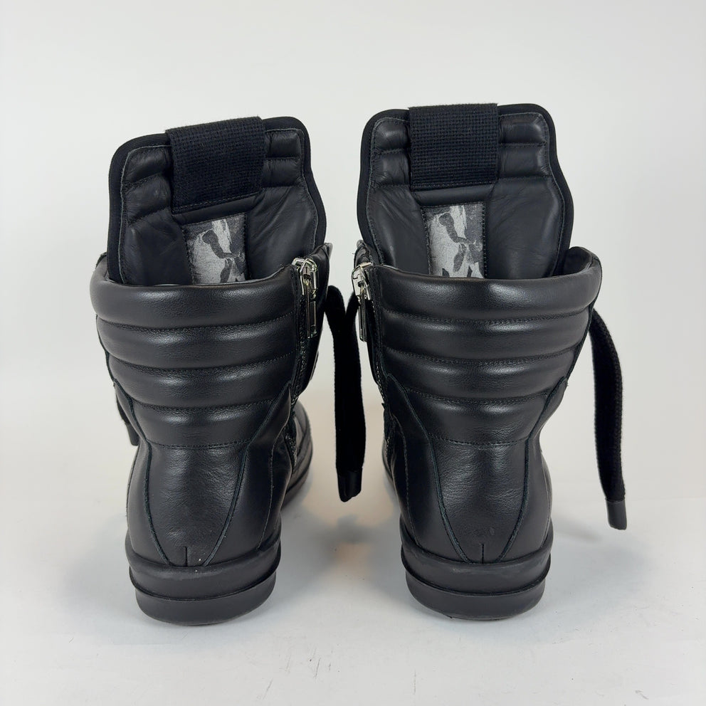 Rick Owens Jumbo Lace Geobasket Hightop Sneakers