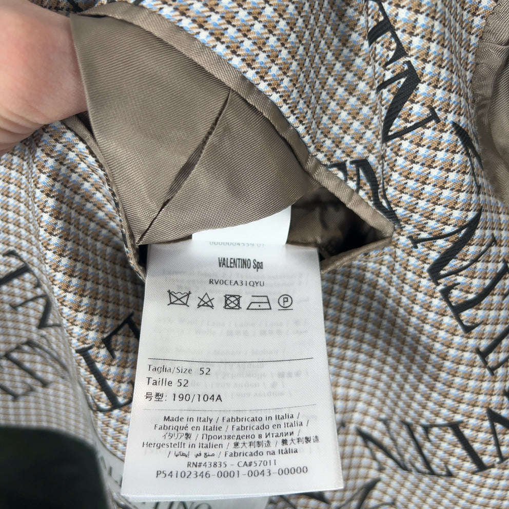 Valentino Wool VLTN Monogram Blazer