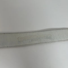 Chrome Hearts White 'Oval Cross' Belt Size 32