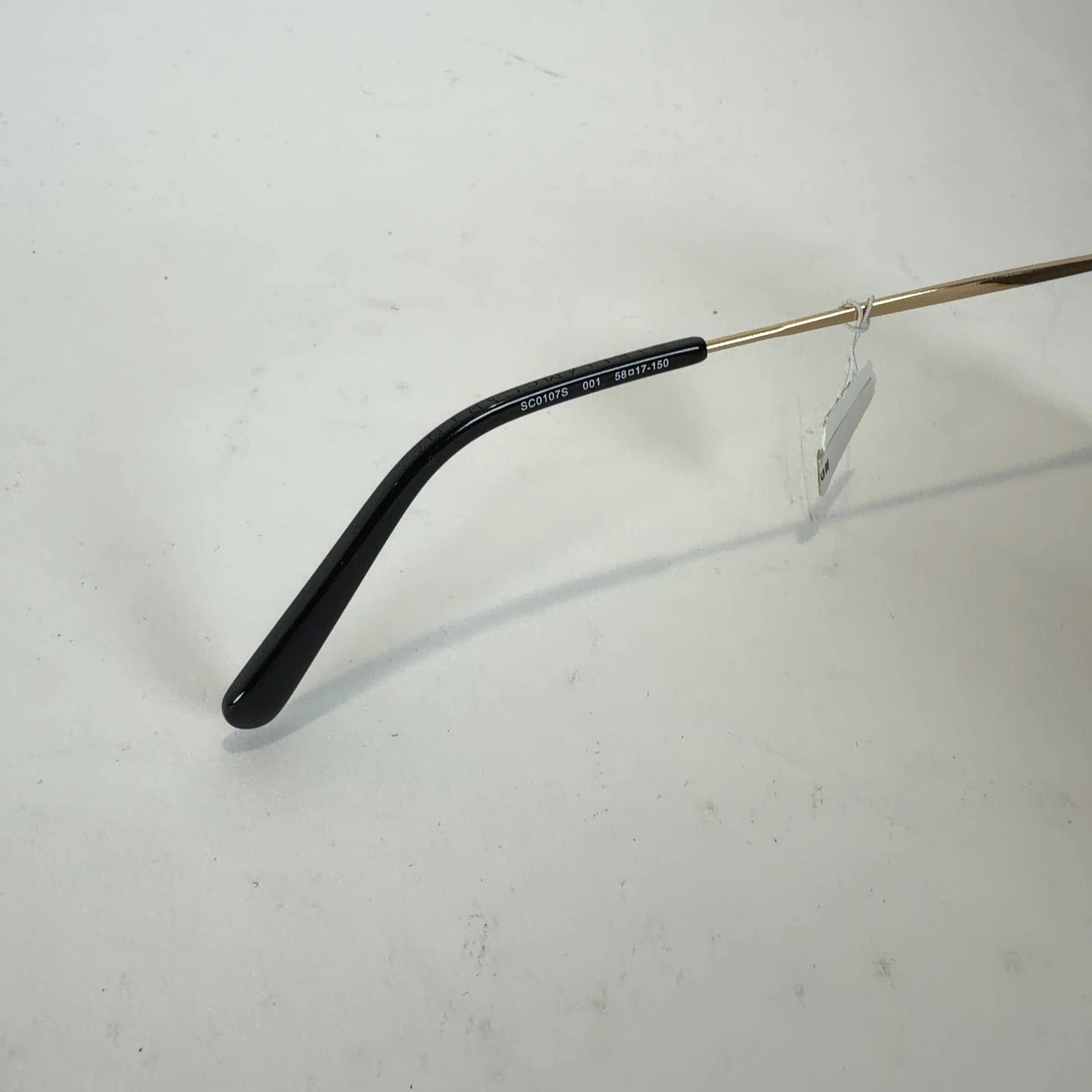 Stella McCartney Rectangle Aviator Gold Wire Frame Sunglasses
