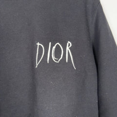 Dior x Raymond Pettibond Logo Crewneck Sweatshirt