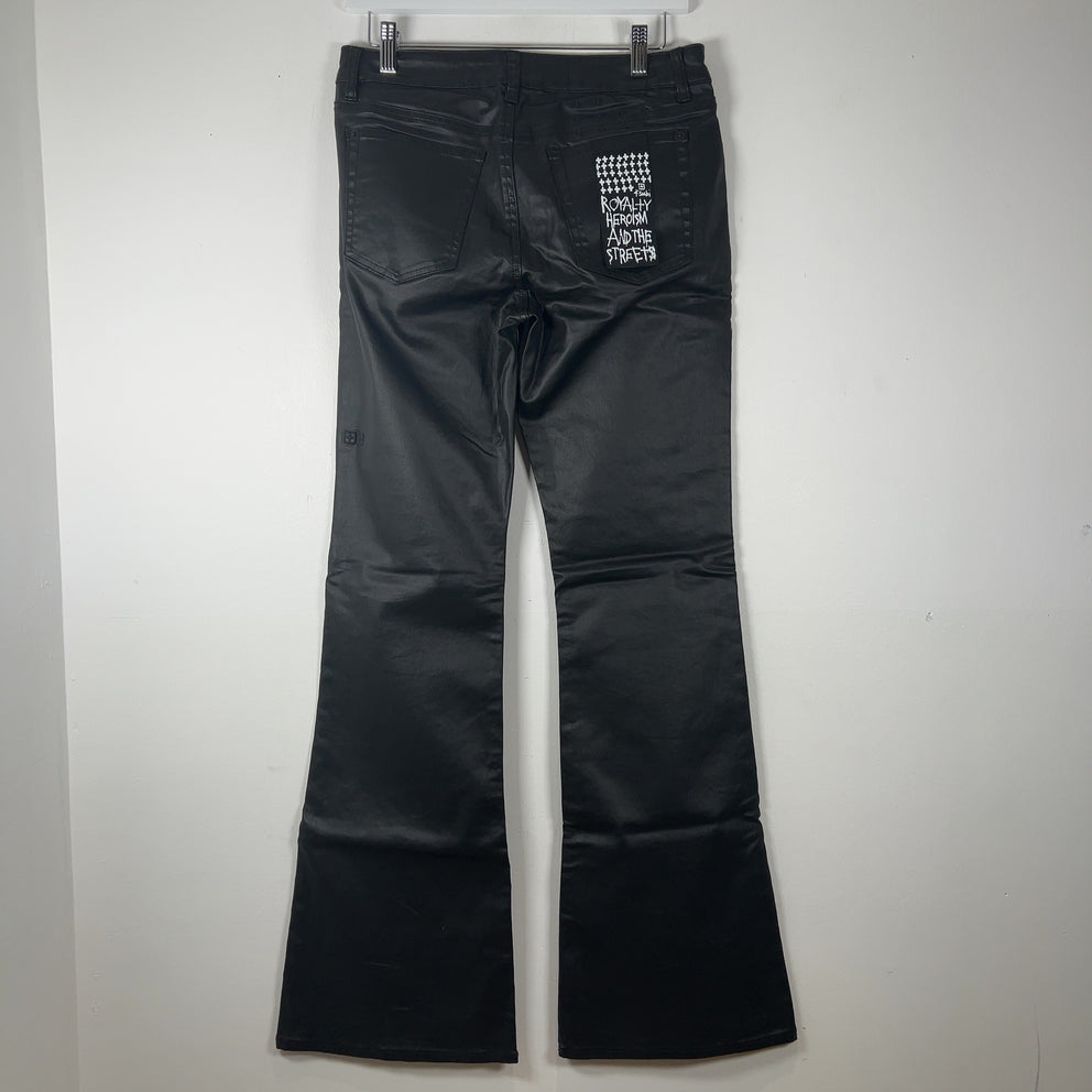 Ksubi Waxed Flare Denim Jeans