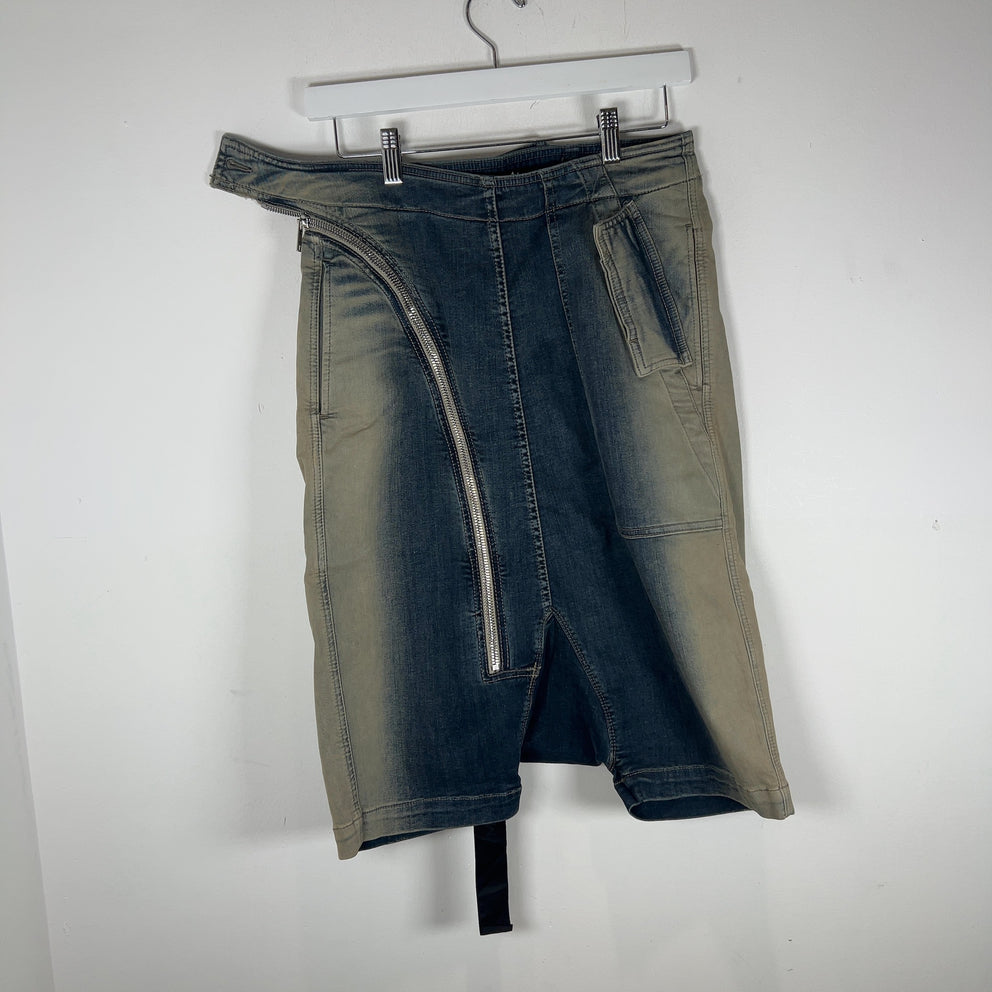 Rick Owens DRKSHDW Mineral Pearl 'Aircut' Shorts