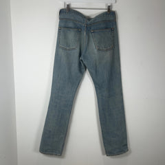 Balenciaga Light Wash Straight Leg Jean