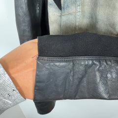 Rick Owens FW15 Fur Pocket Hybird Asymmetric Button Slave Jacket
