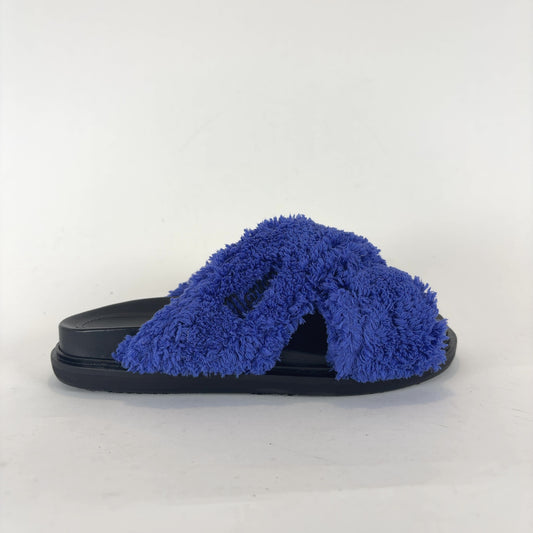 Marni Fussbet Terry Cloth Strap Sandals