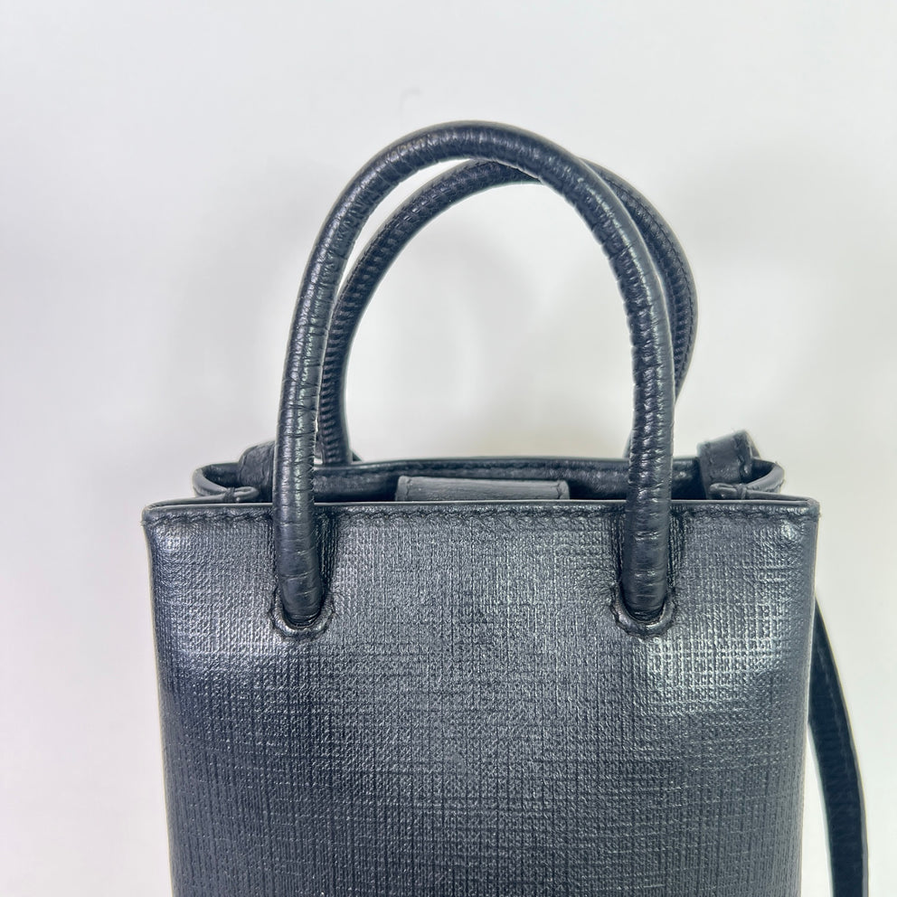 Balenciaga Phone Holder Logo Crossbody Bag