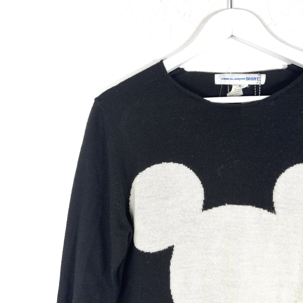 Comme Des Garcons Mickey Knit Sweater