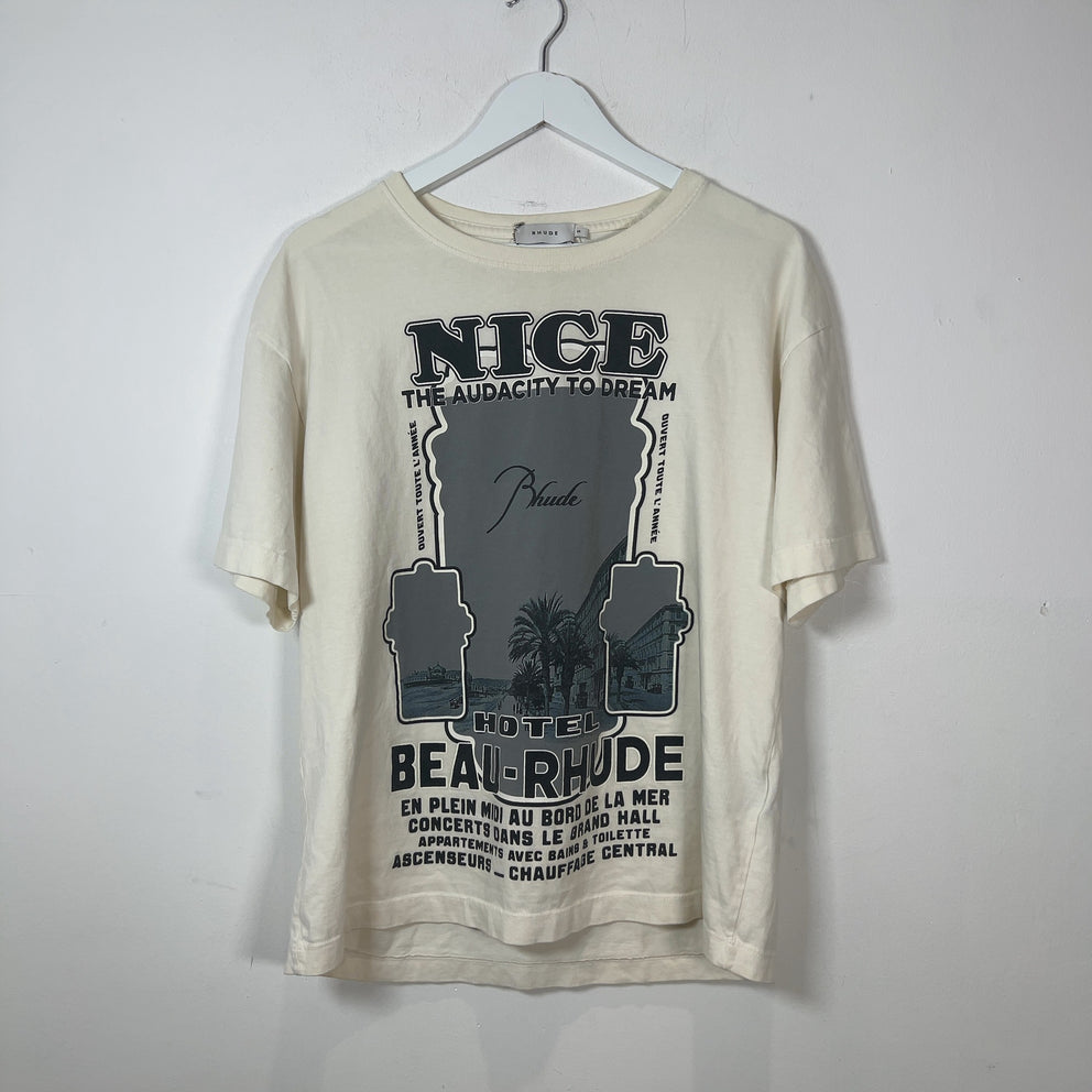 Rhude Nice Hotel Graphic T-Shirt