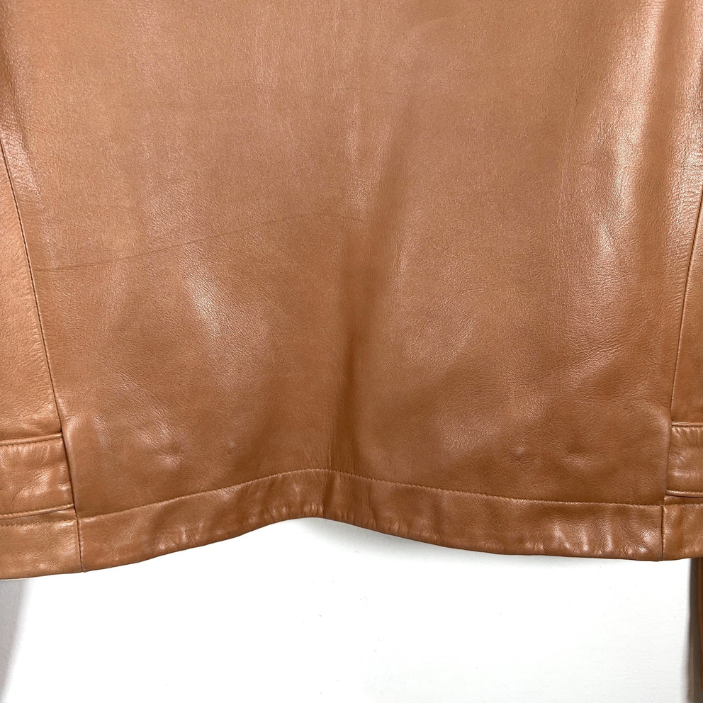 Hermes Reversible Lambskin Leather Jacket