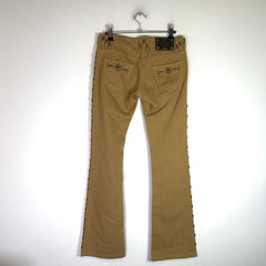 Dolce & Gabbana 2000s Studded Flare Pants