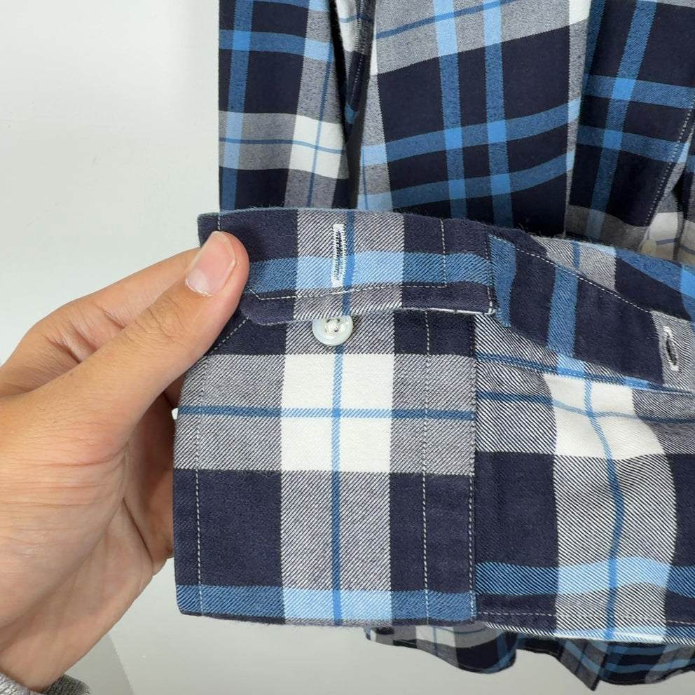 Thom Browne Plaid Button-Up Shirt