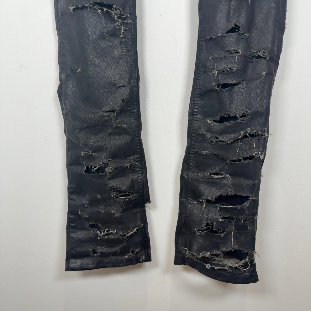 Dior SS04 'Strip' Denim Jeans