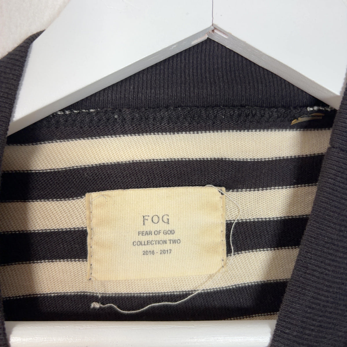 Fear of God Collection Two Striped High Neck Long-Sleeve Shirt